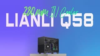 이렇게 작은 리안리 Q58에 280mm 수냉달아서 고성능 미니PC를 만들어 봤어요.