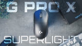 끝판왕 게이밍 마우스입니다 로지텍 G PRO X SUPERLIGHT / 지프로 슈퍼라이트